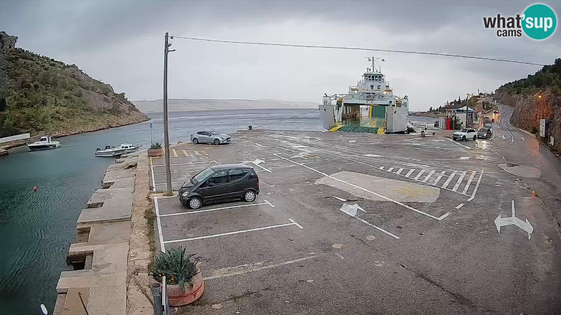 Webcam porto traghetti di Prizna – per l’isola di Pag