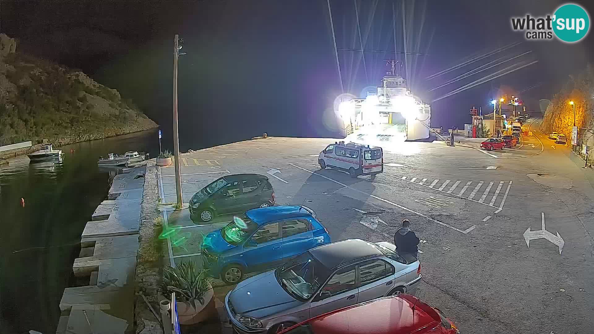 Webcam porto traghetti di Prizna – per l’isola di Pag