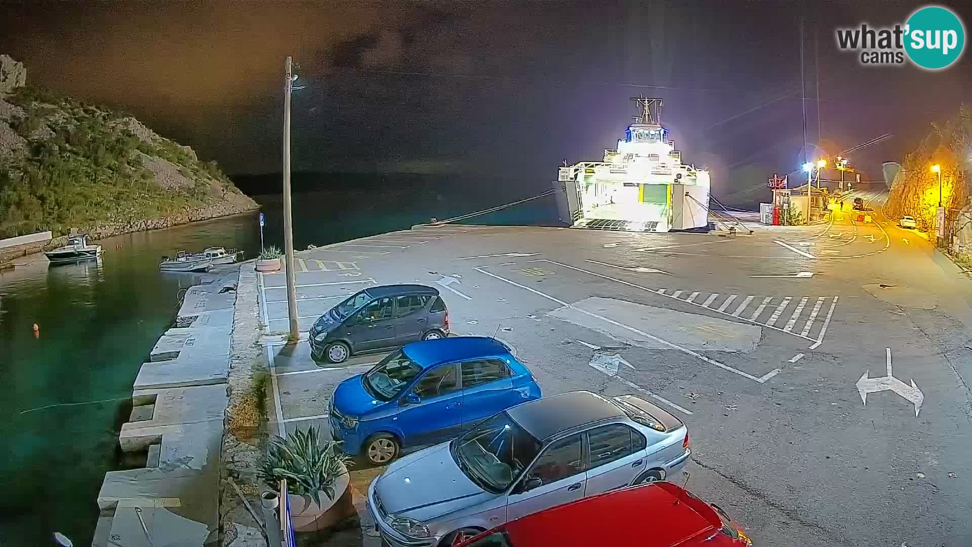Webcam porto traghetti di Prizna – per l’isola di Pag
