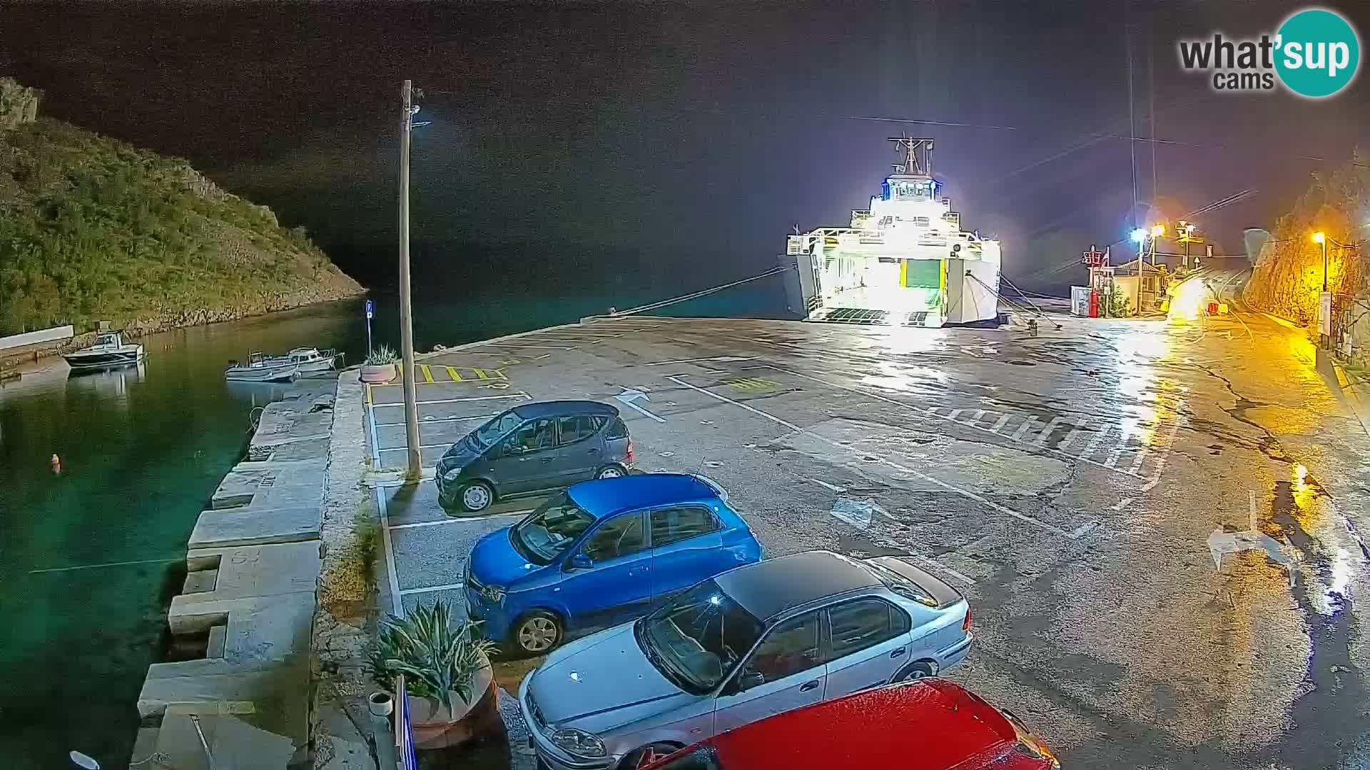 Webcam porto traghetti di Prizna – per l’isola di Pag