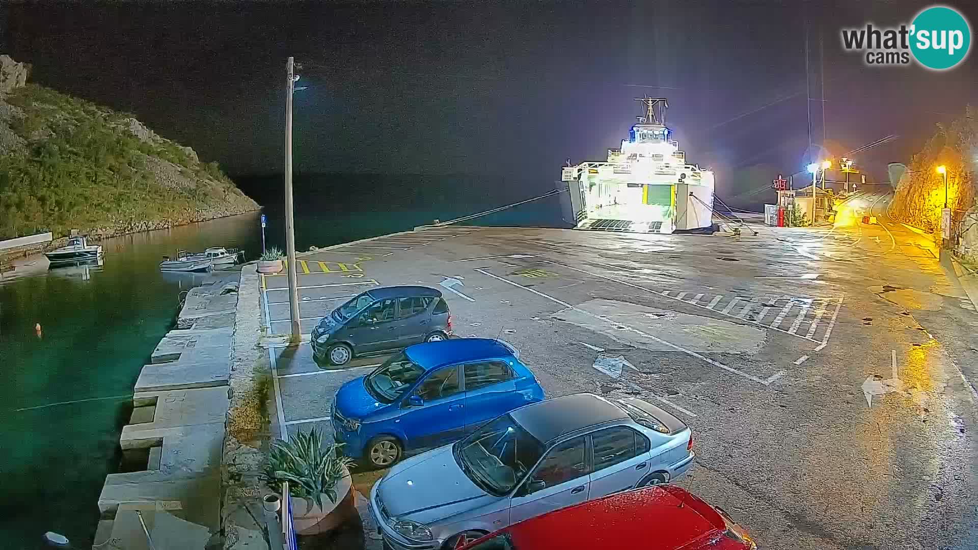 Webcam porto traghetti di Prizna – per l’isola di Pag
