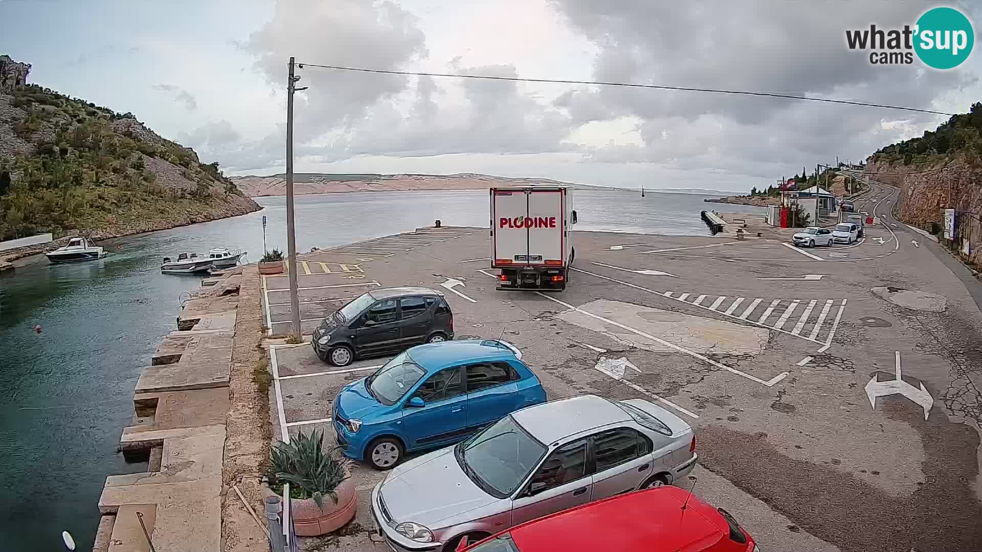 Webcam porto traghetti di Prizna – per l’isola di Pag