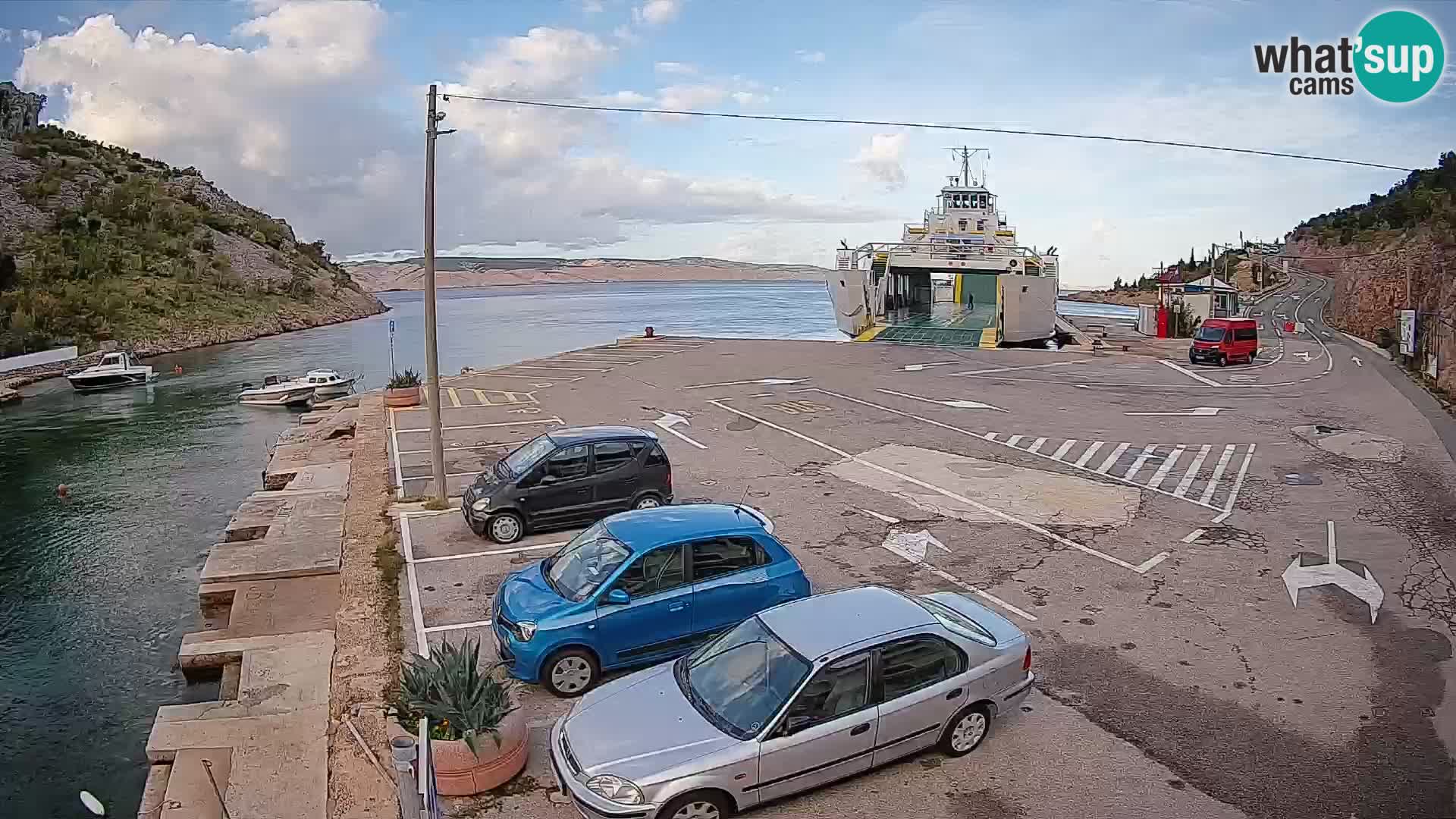 Webcam porto traghetti di Prizna – per l’isola di Pag