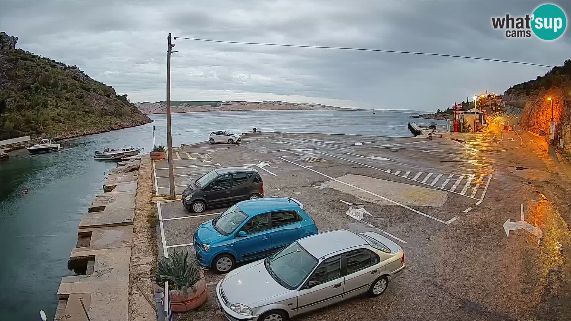 Webcam porto traghetti di Prizna – per l’isola di Pag