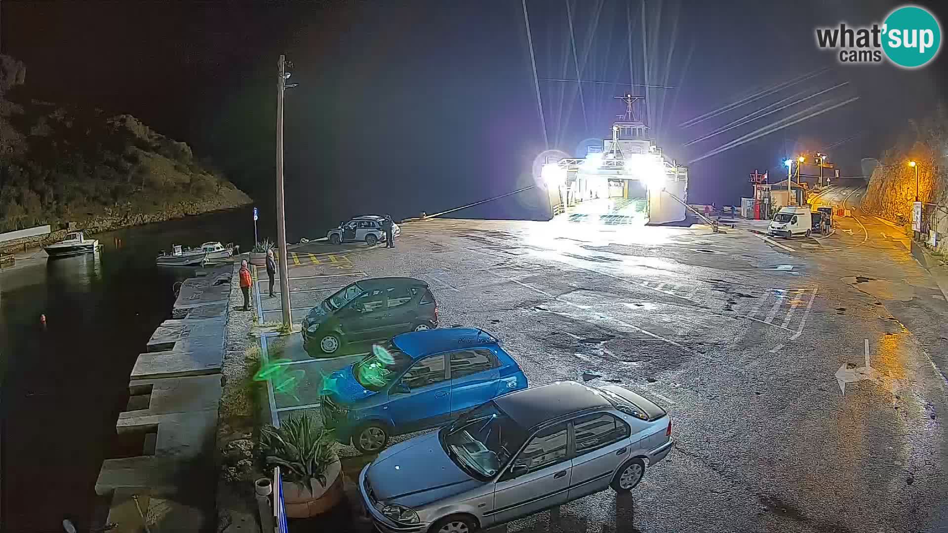 Webcam porto traghetti di Prizna – per l’isola di Pag