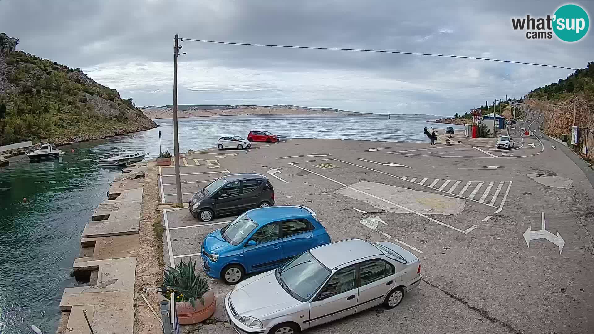 Webcam porto traghetti di Prizna – per l’isola di Pag
