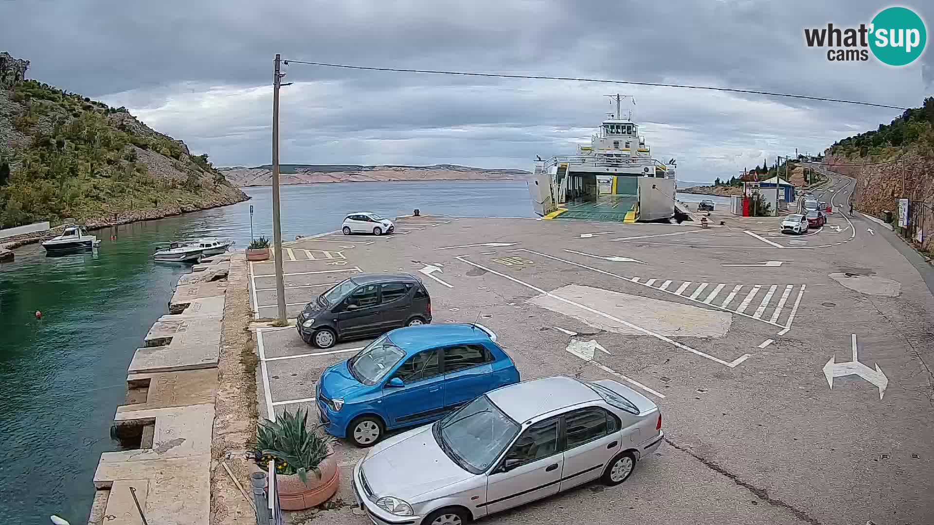 Webcam porto traghetti di Prizna – per l’isola di Pag