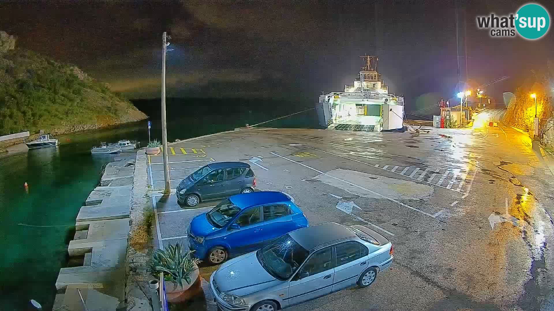 Webcam porto traghetti di Prizna – per l’isola di Pag