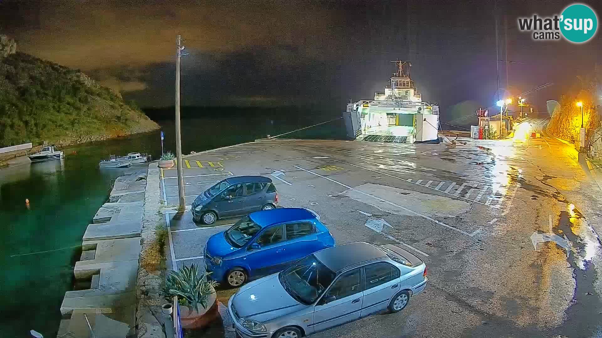 Webcam porto traghetti di Prizna – per l’isola di Pag