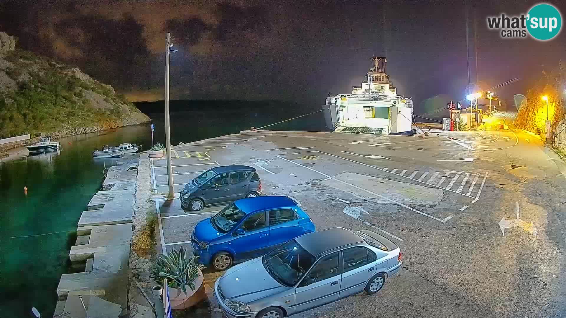 Webcam porto traghetti di Prizna – per l’isola di Pag