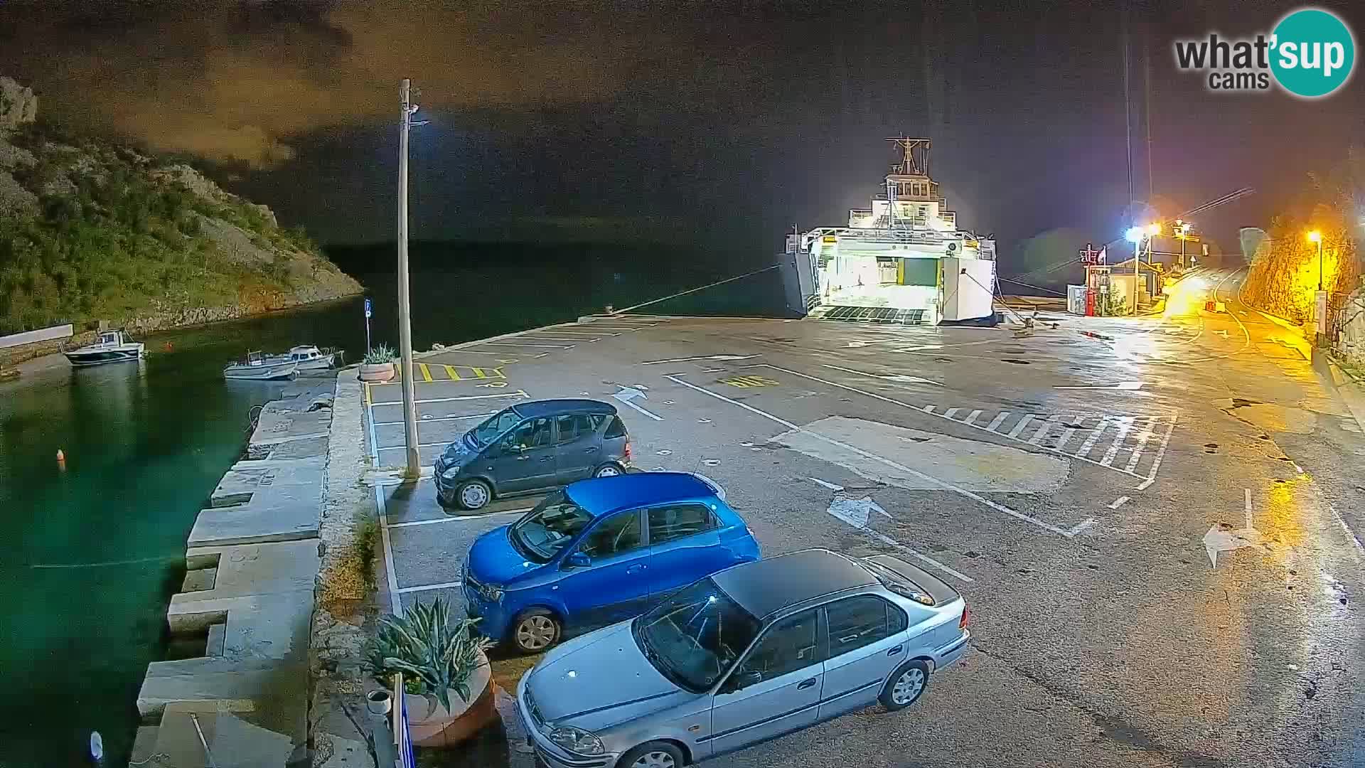 Webcam porto traghetti di Prizna – per l’isola di Pag