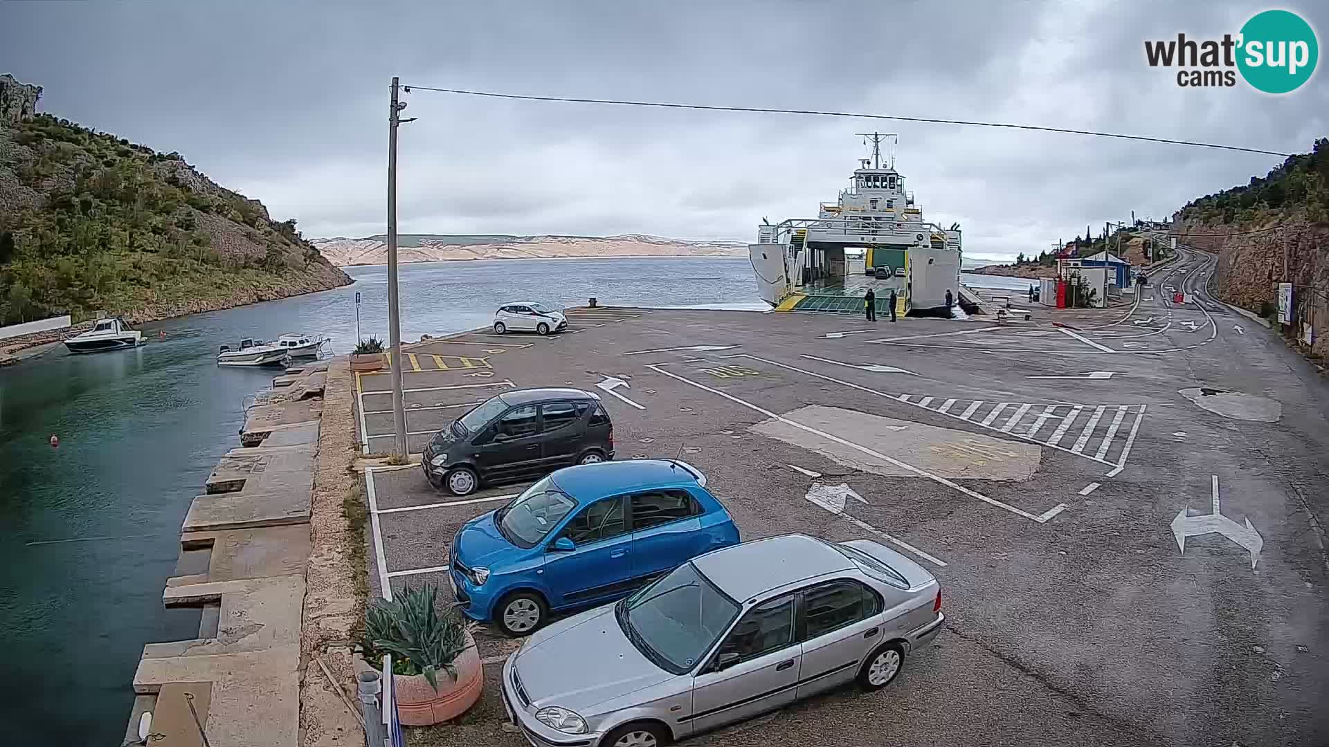 Webcam porto traghetti di Prizna – per l’isola di Pag
