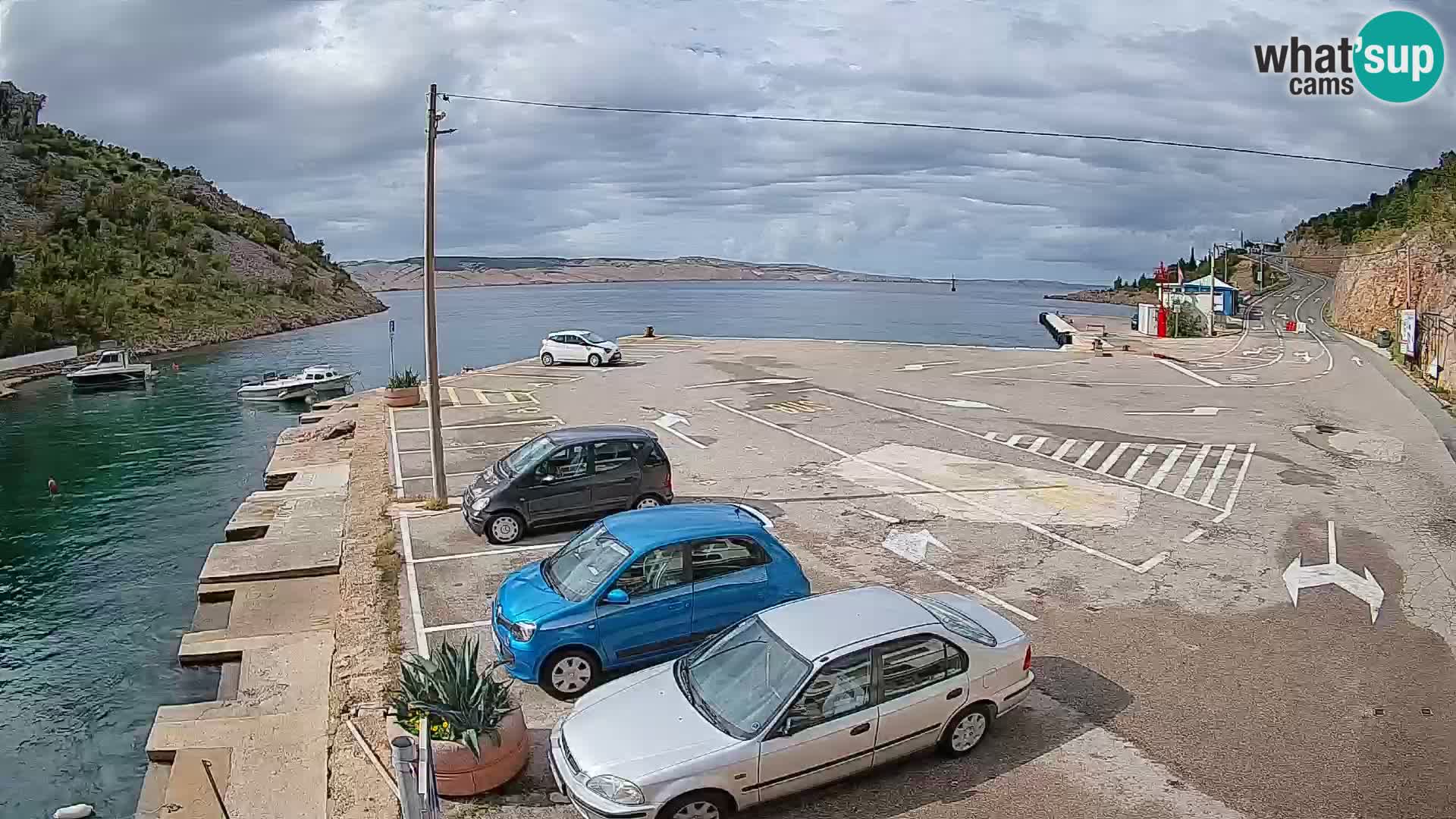 Webcam porto traghetti di Prizna – per l’isola di Pag