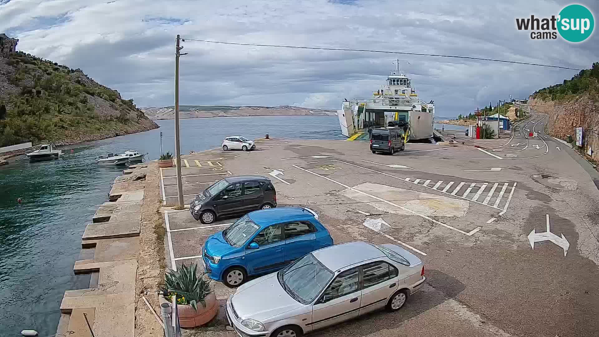 Webcam porto traghetti di Prizna – per l’isola di Pag