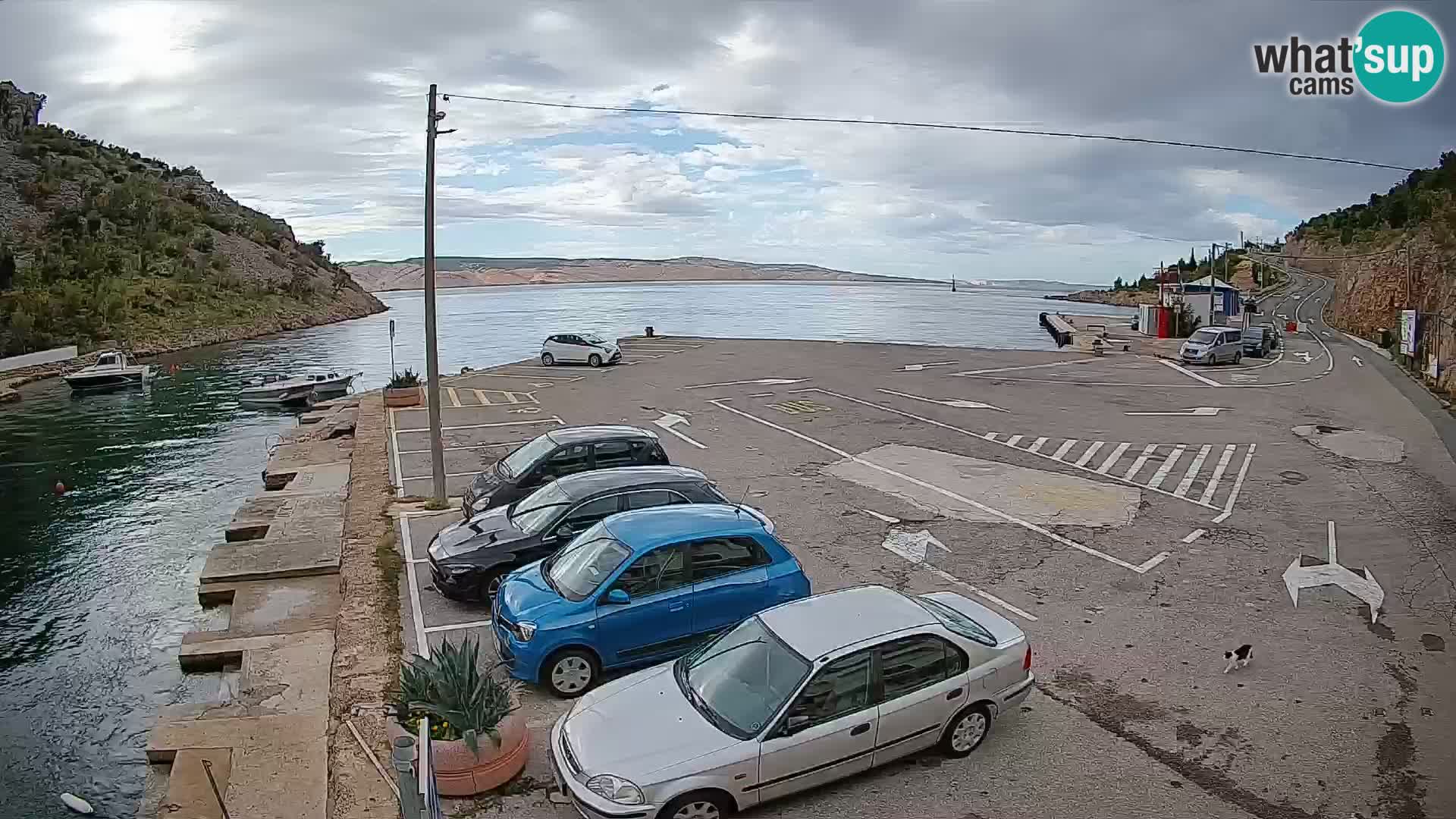 Webcam porto traghetti di Prizna – per l’isola di Pag