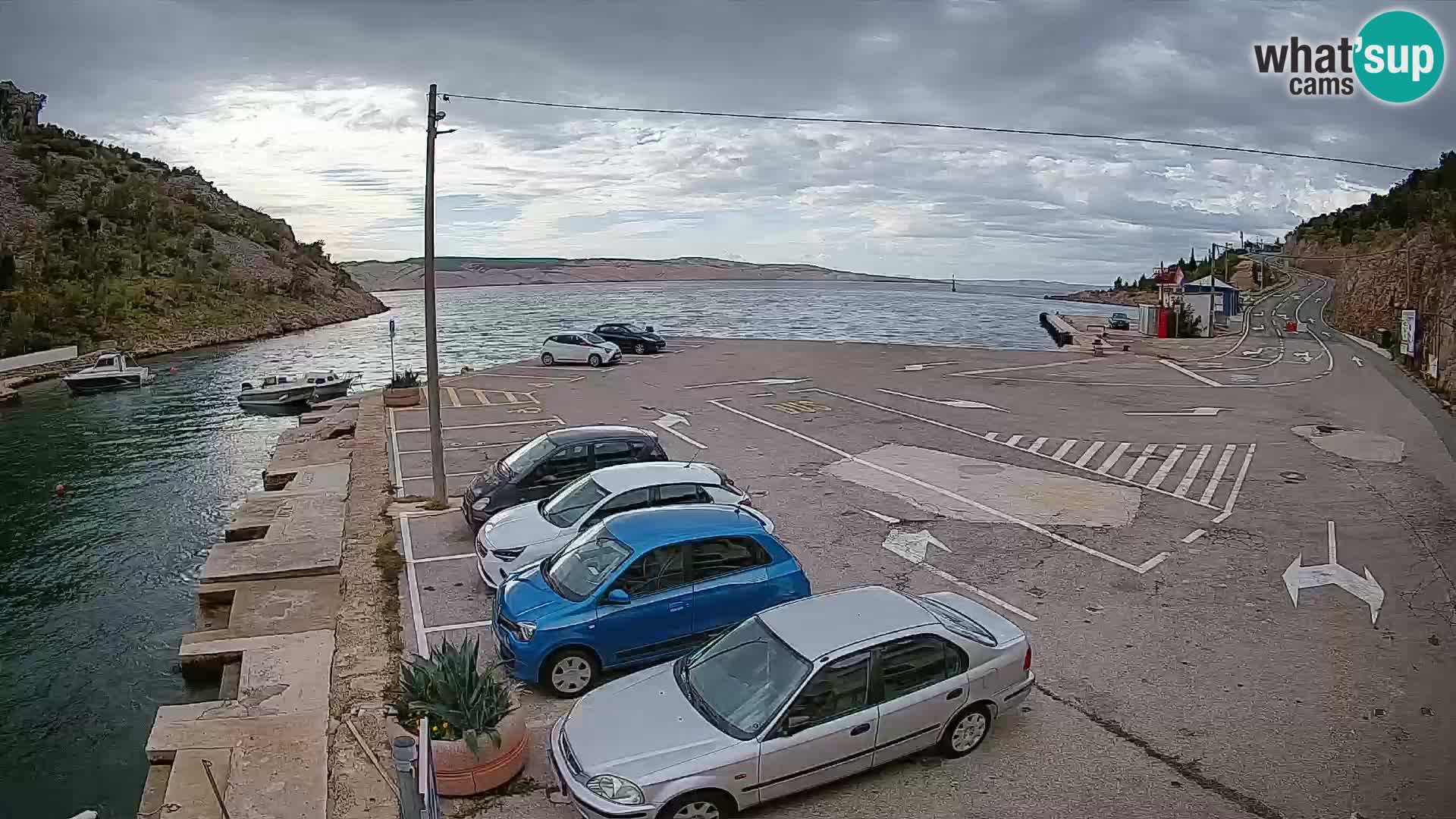 Webcam porto traghetti di Prizna – per l’isola di Pag
