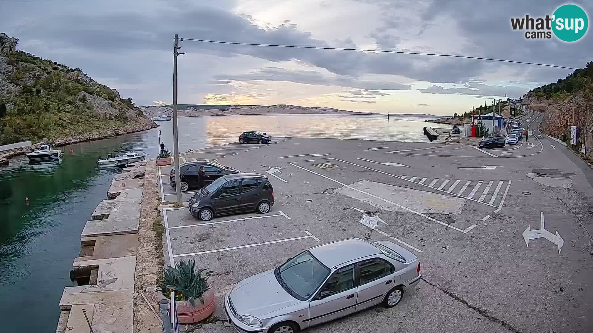Webcam porto traghetti di Prizna – per l’isola di Pag