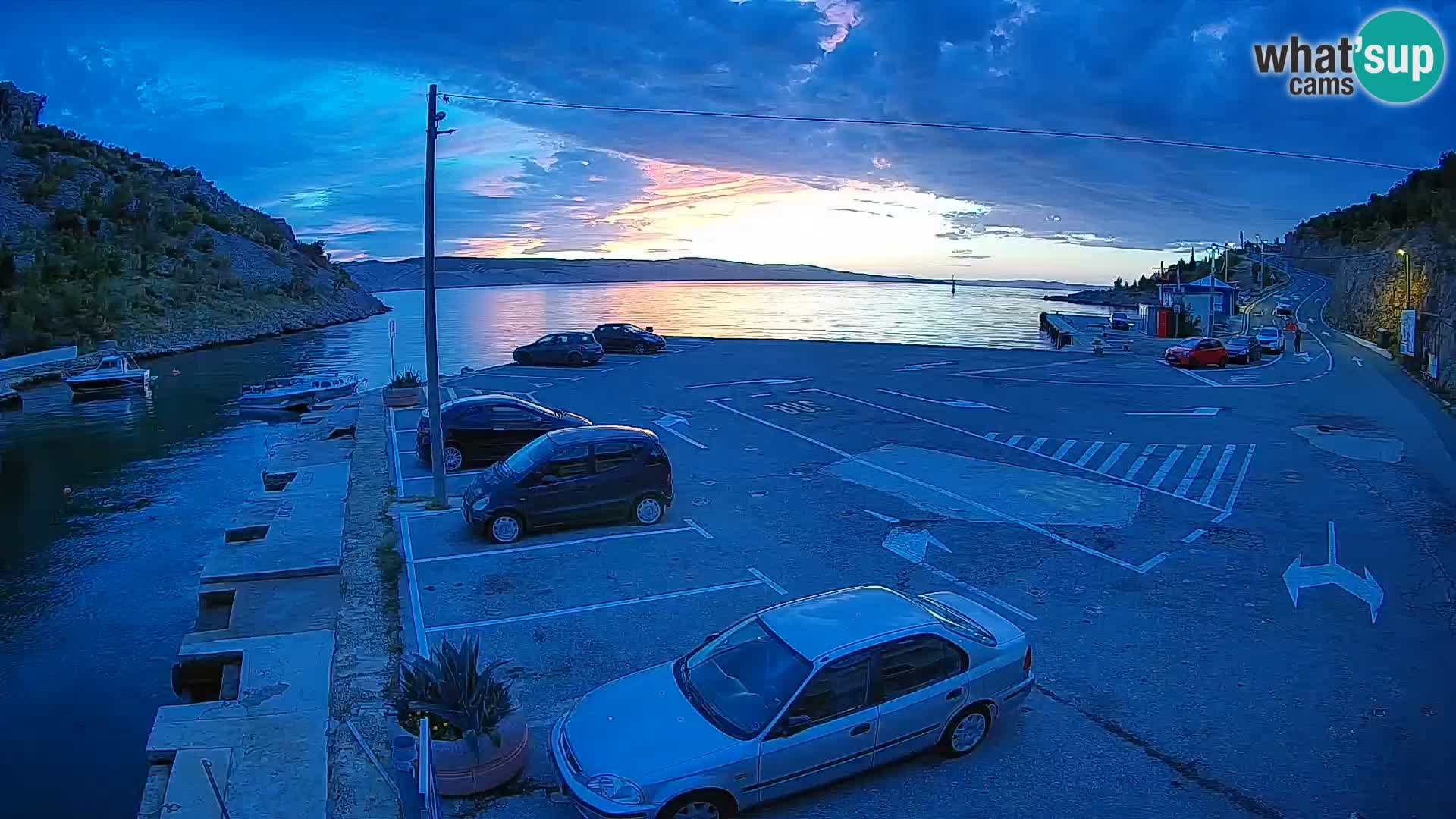 Webcam porto traghetti di Prizna – per l’isola di Pag