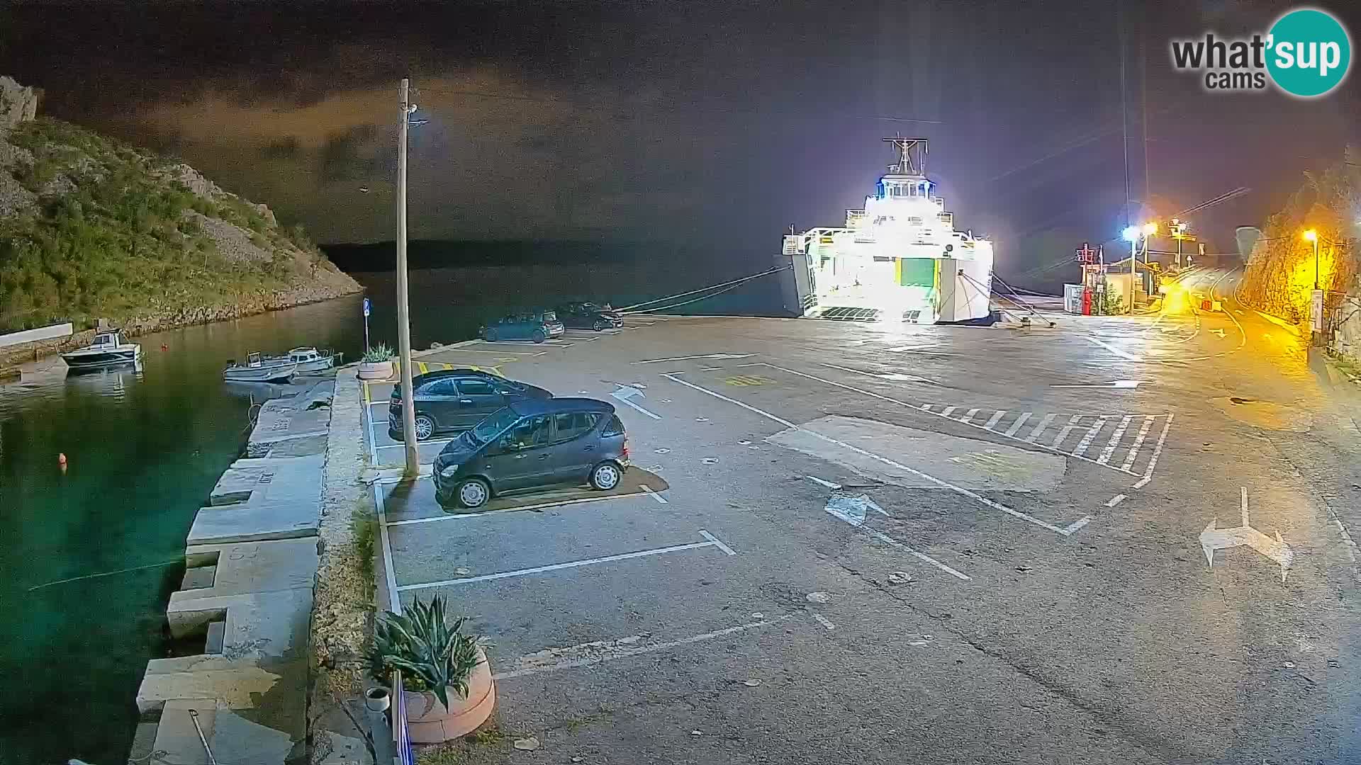 Webcam porto traghetti di Prizna – per l’isola di Pag