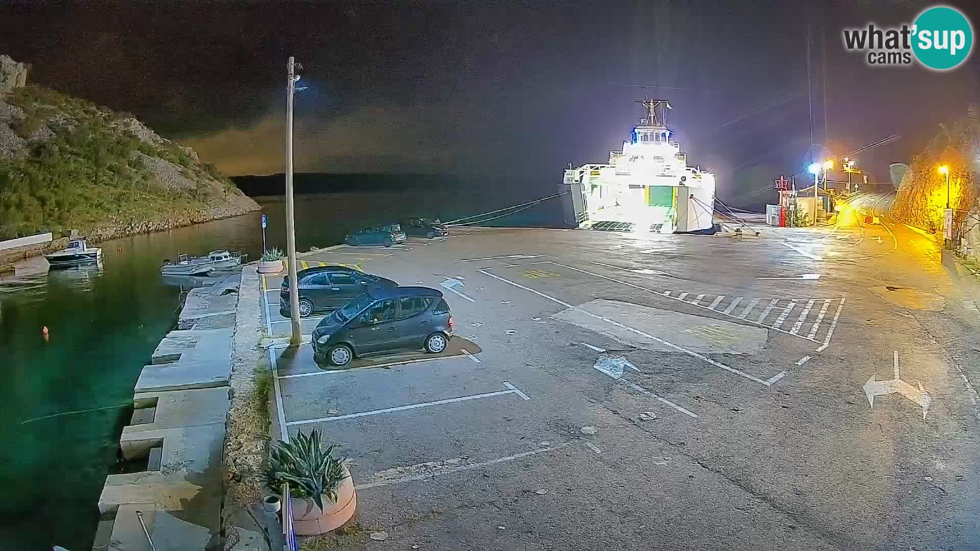 Webcam porto traghetti di Prizna – per l’isola di Pag