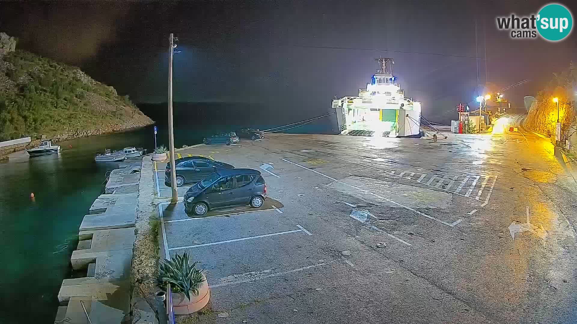 Webcam porto traghetti di Prizna – per l’isola di Pag