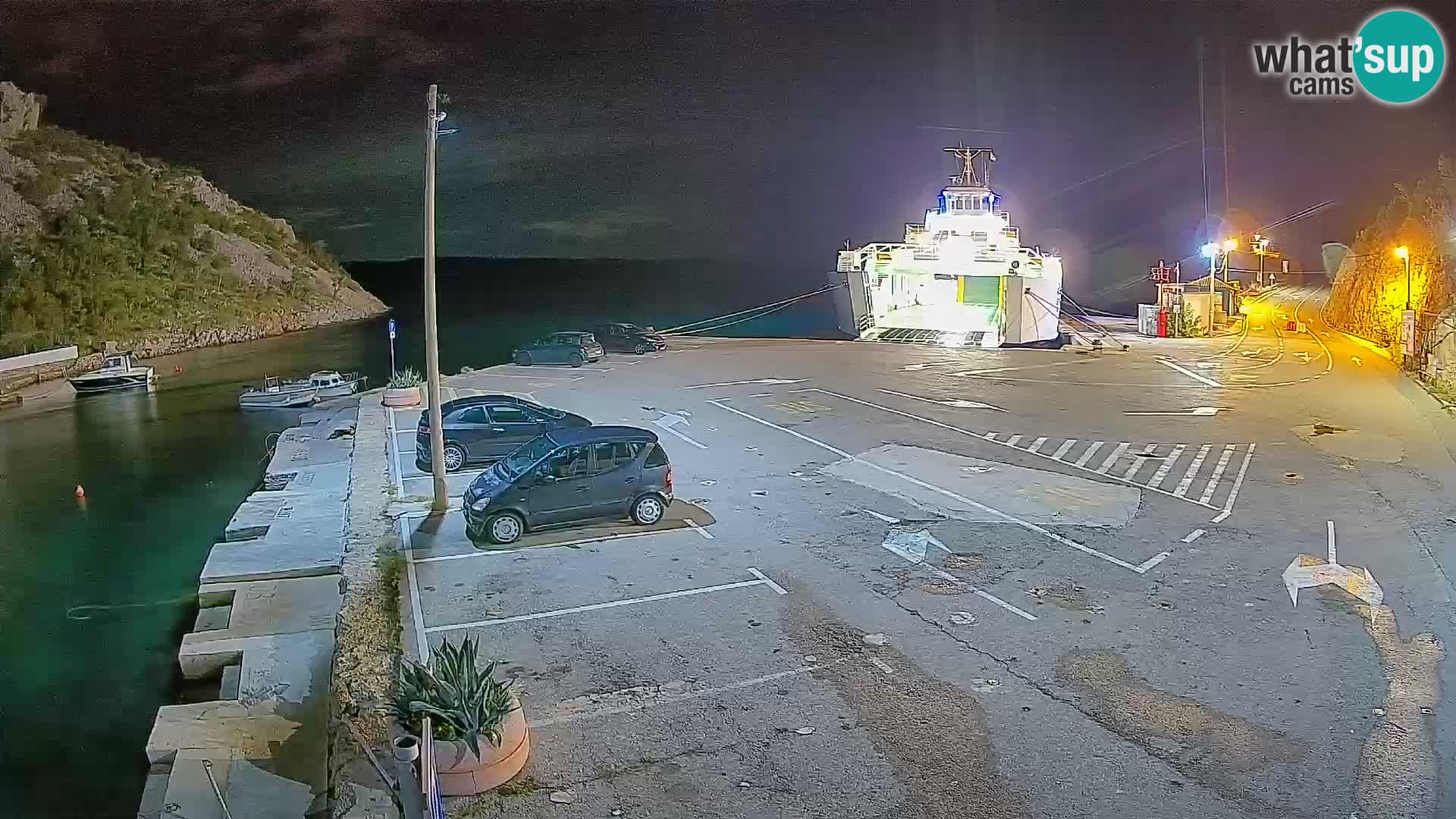 Webcam porto traghetti di Prizna – per l’isola di Pag