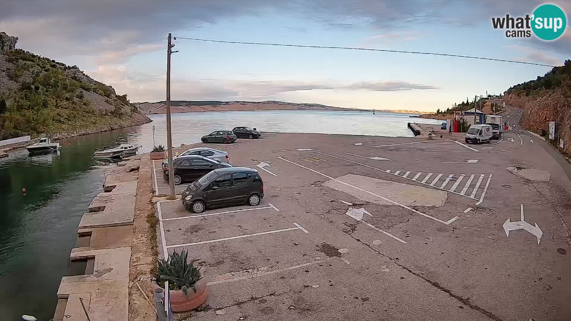 Webcam porto traghetti di Prizna – per l’isola di Pag