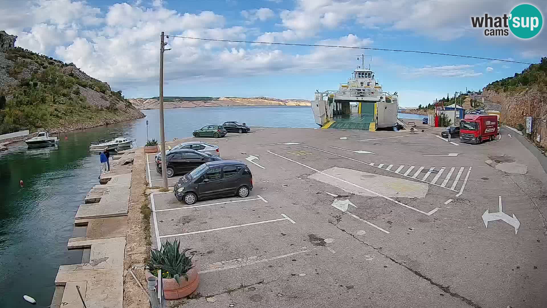 Webcam porto traghetti di Prizna – per l’isola di Pag