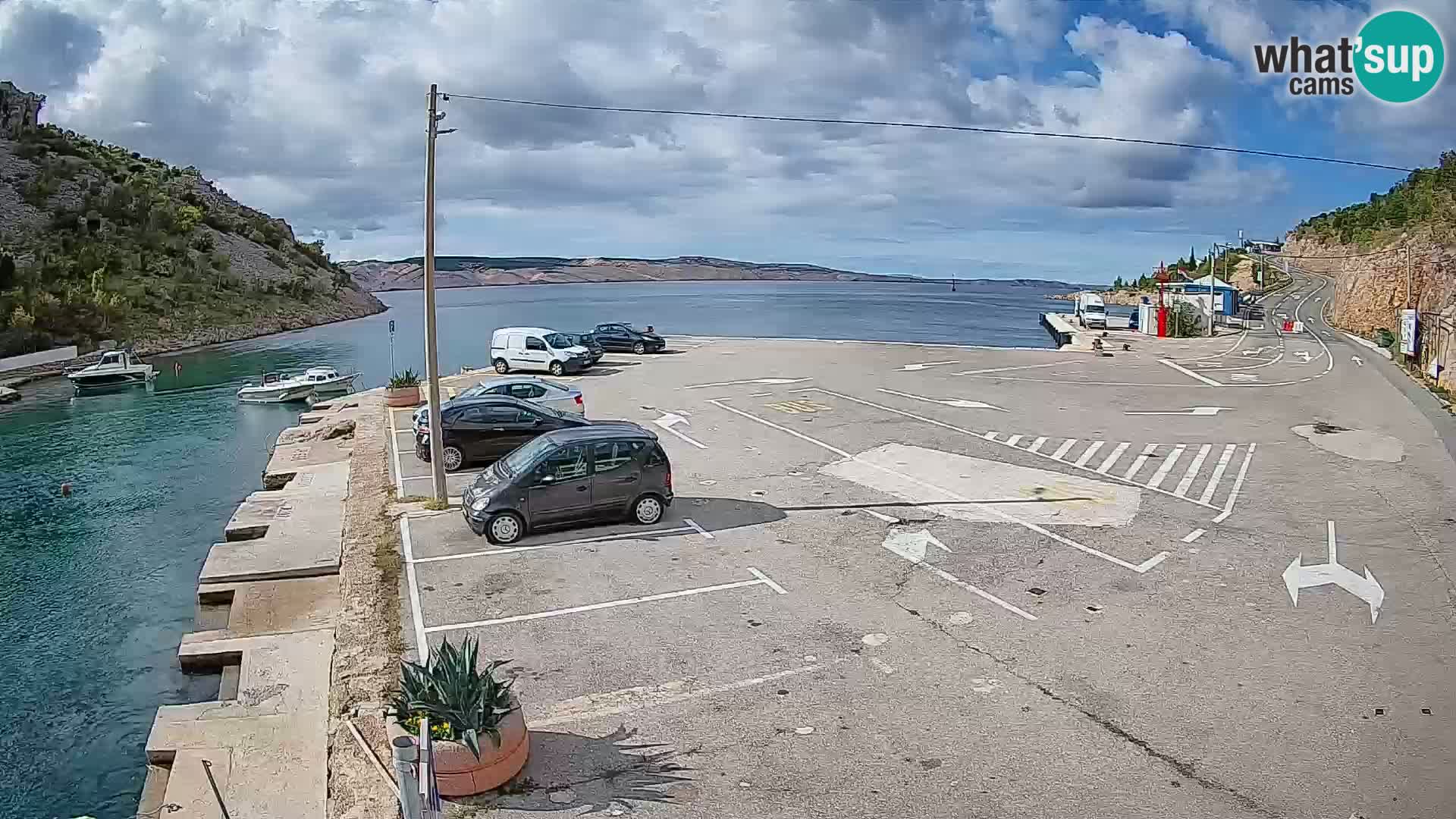 Webcam porto traghetti di Prizna – per l’isola di Pag