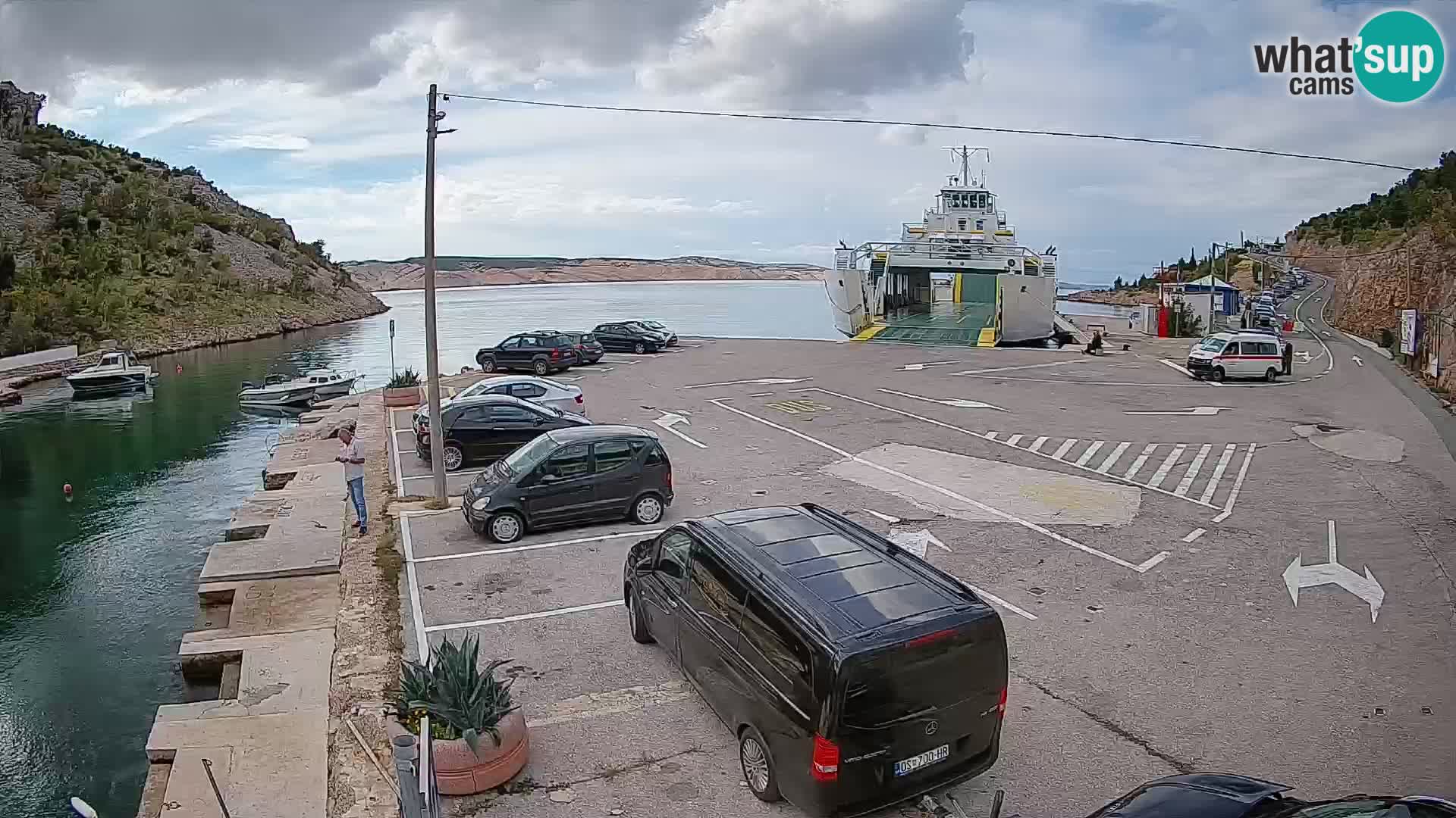 Webcam porto traghetti di Prizna – per l’isola di Pag