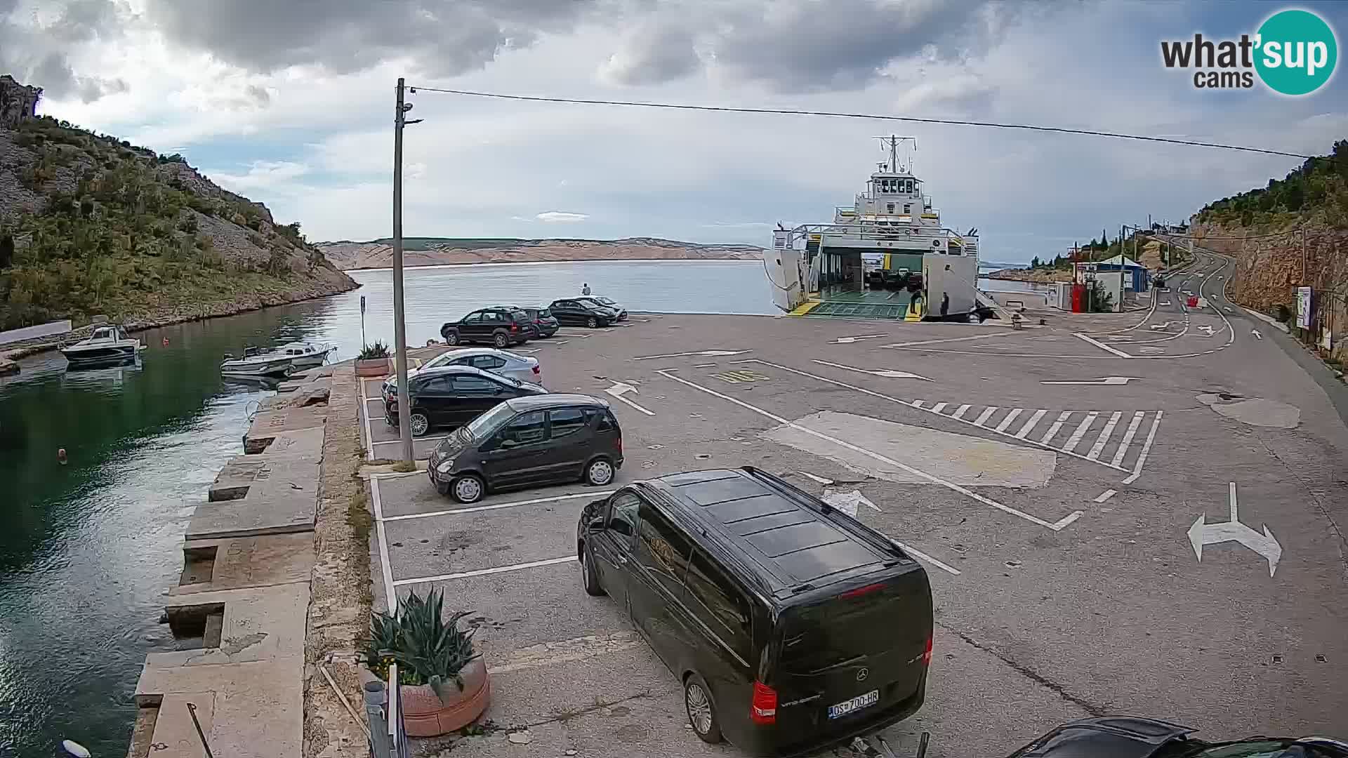 Webcam porto traghetti di Prizna – per l’isola di Pag