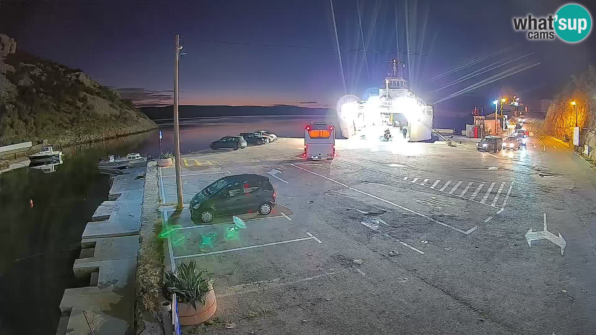 Webcam porto traghetti di Prizna – per l’isola di Pag