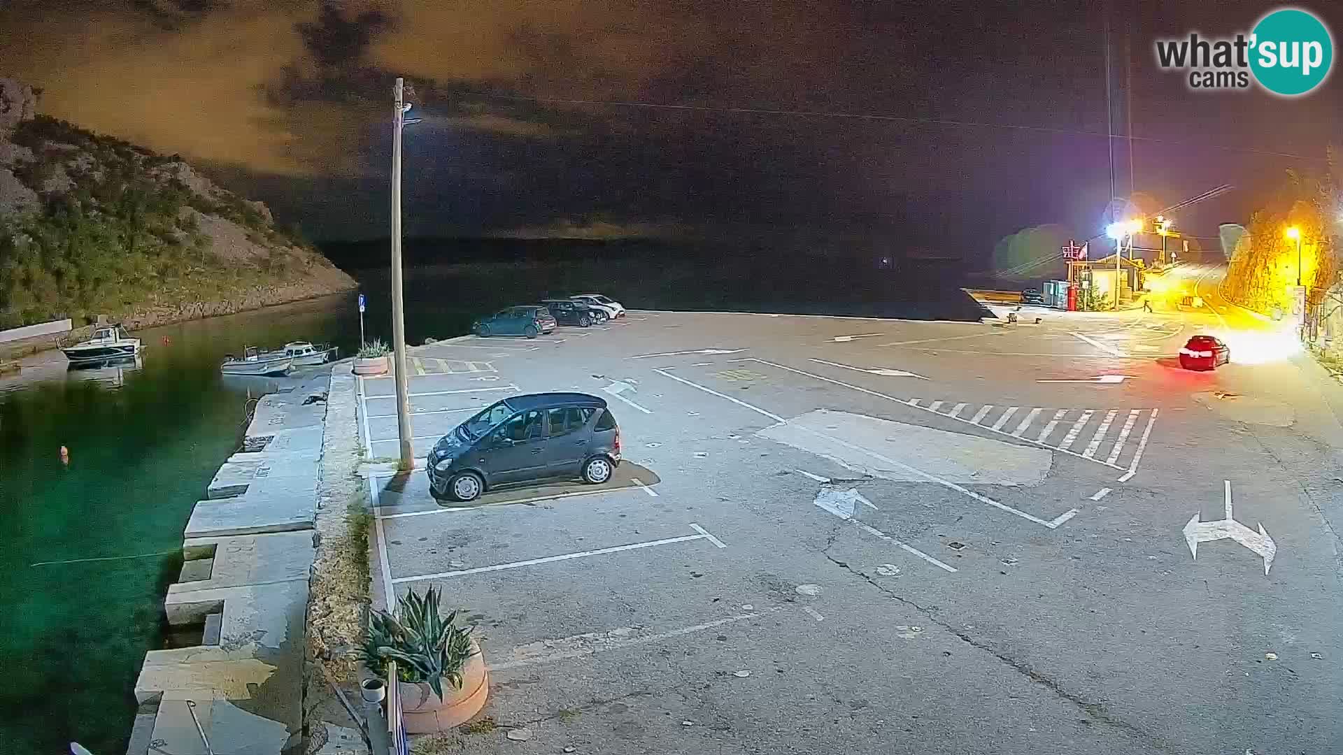 Webcam Fährhafen Prizna – zur Insel Pag
