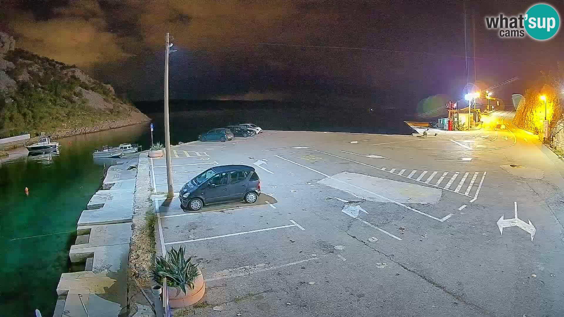 Webcam Fährhafen Prizna – zur Insel Pag