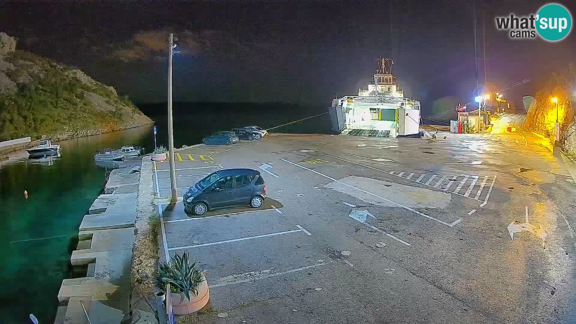 Webcam porto traghetti di Prizna – per l’isola di Pag