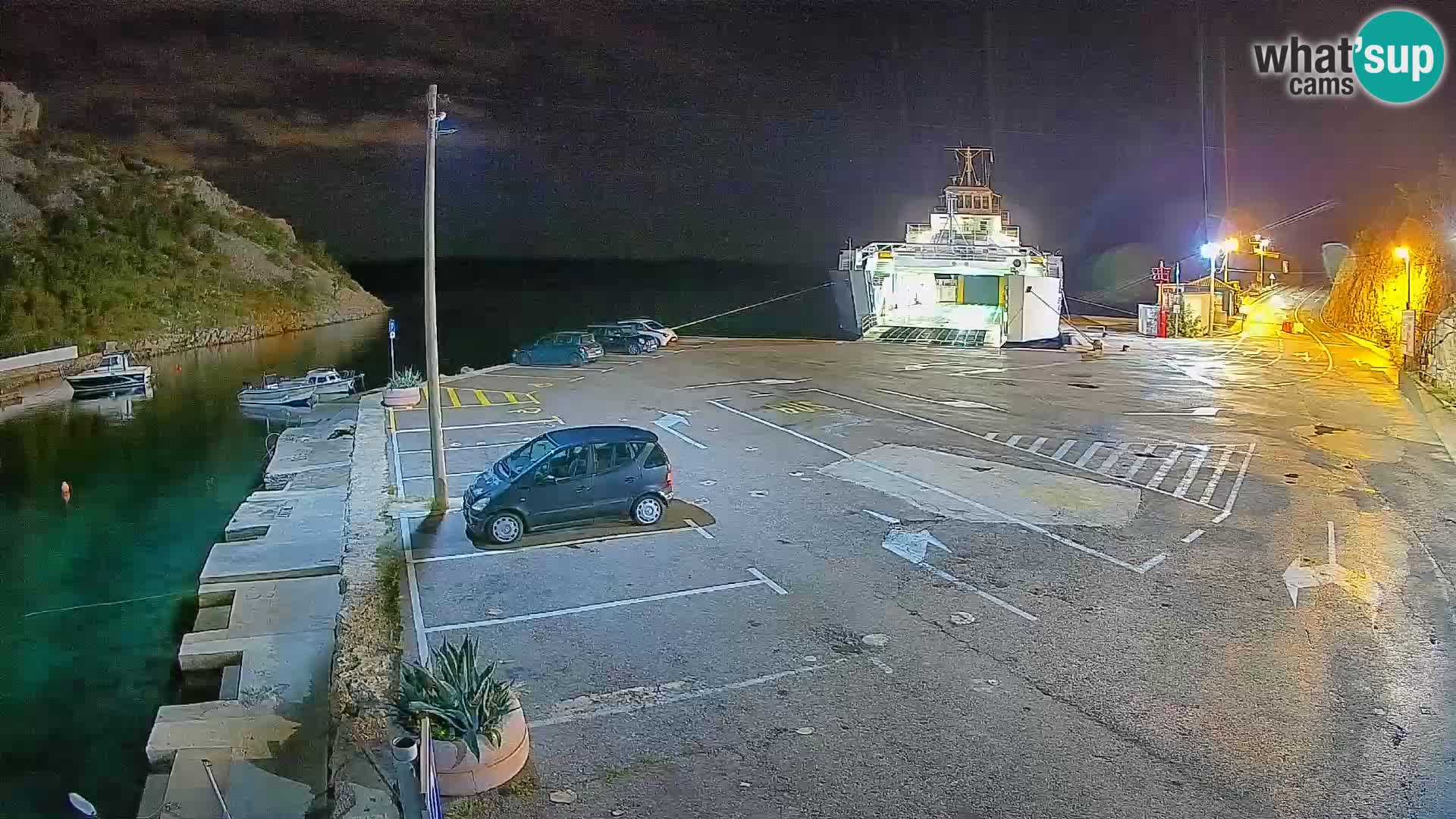 Webcam porto traghetti di Prizna – per l’isola di Pag