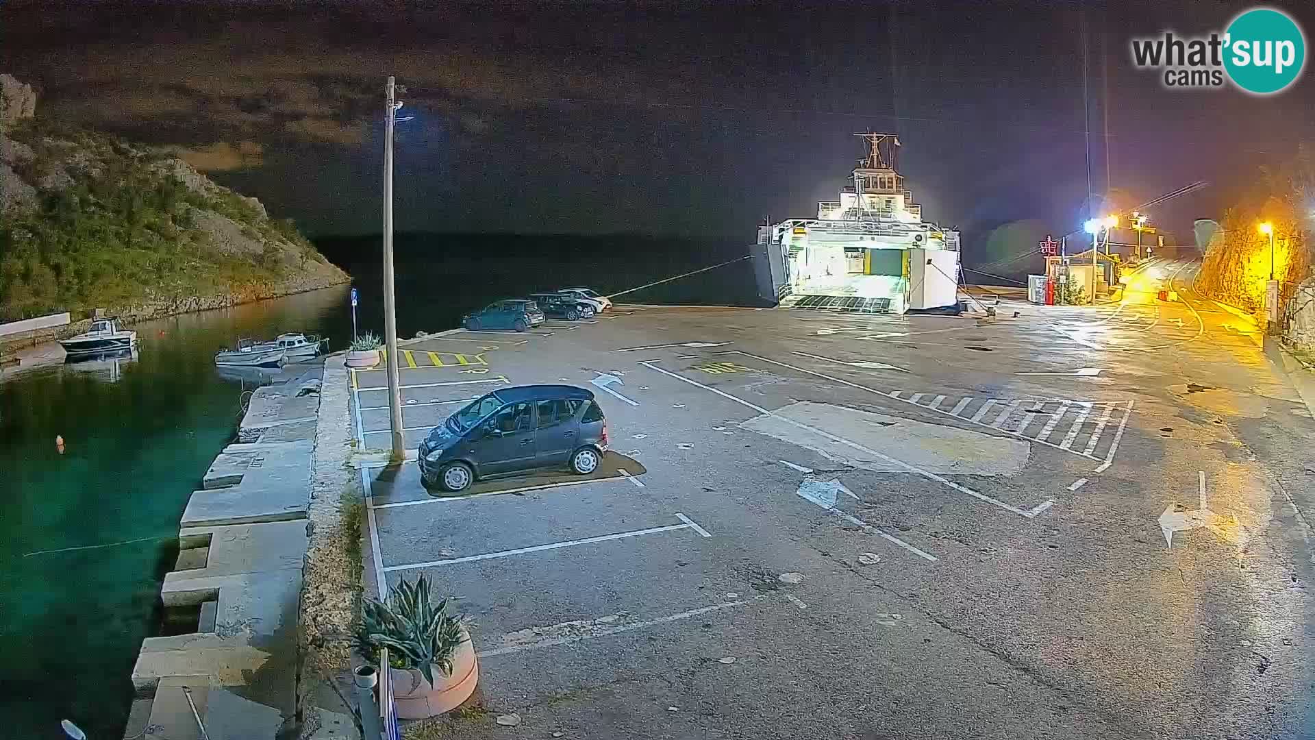 Webcam porto traghetti di Prizna – per l’isola di Pag