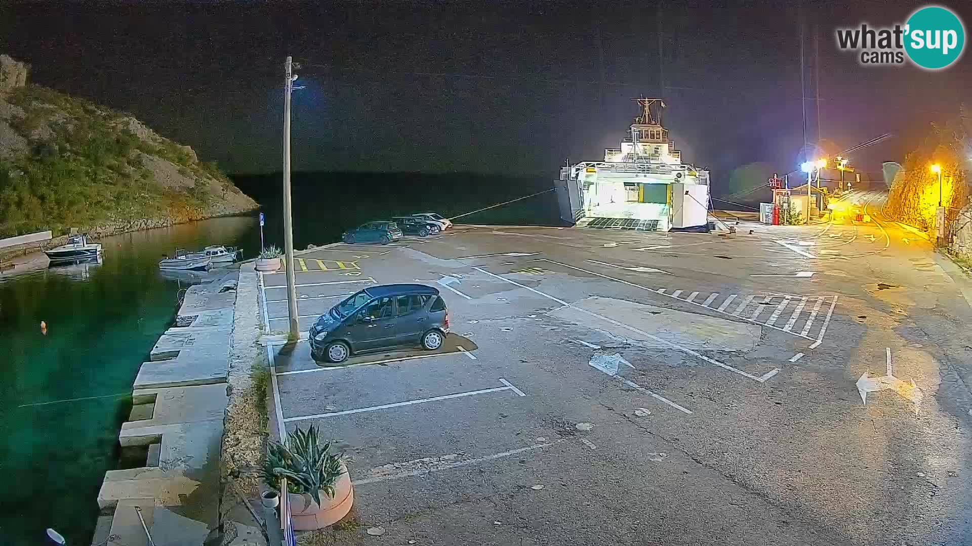 Webcam porto traghetti di Prizna – per l’isola di Pag