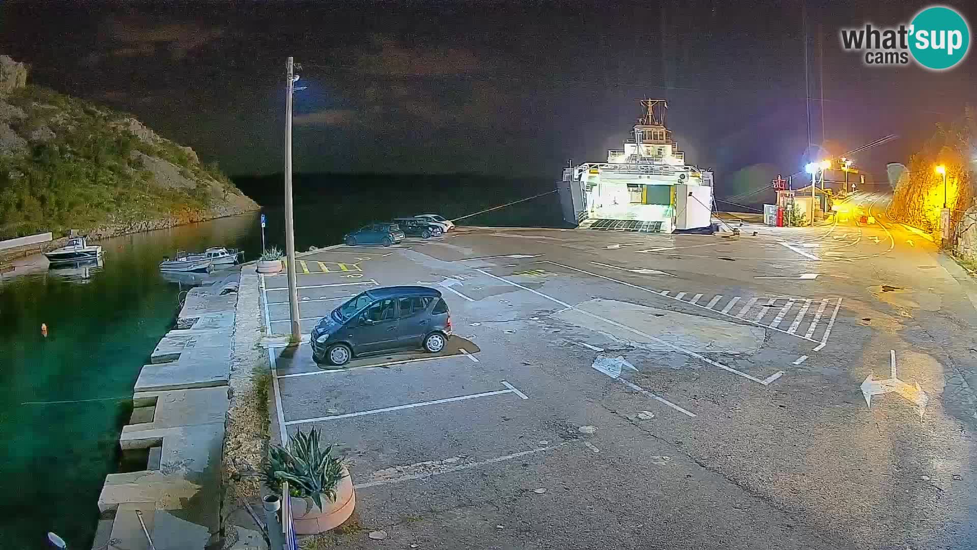 Webcam porto traghetti di Prizna – per l’isola di Pag