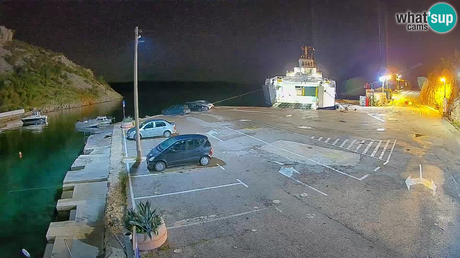 Webcam porto traghetti di Prizna – per l’isola di Pag