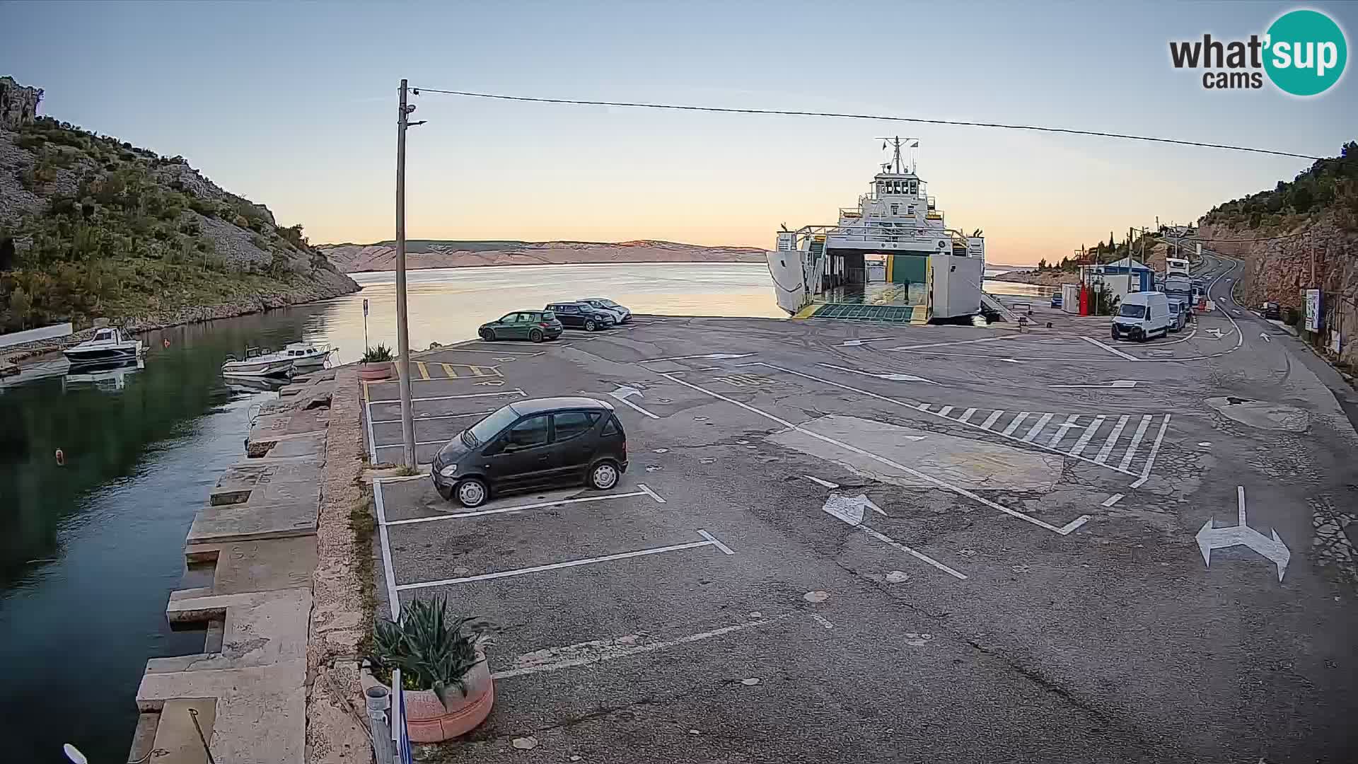 Webcam porto traghetti di Prizna – per l’isola di Pag