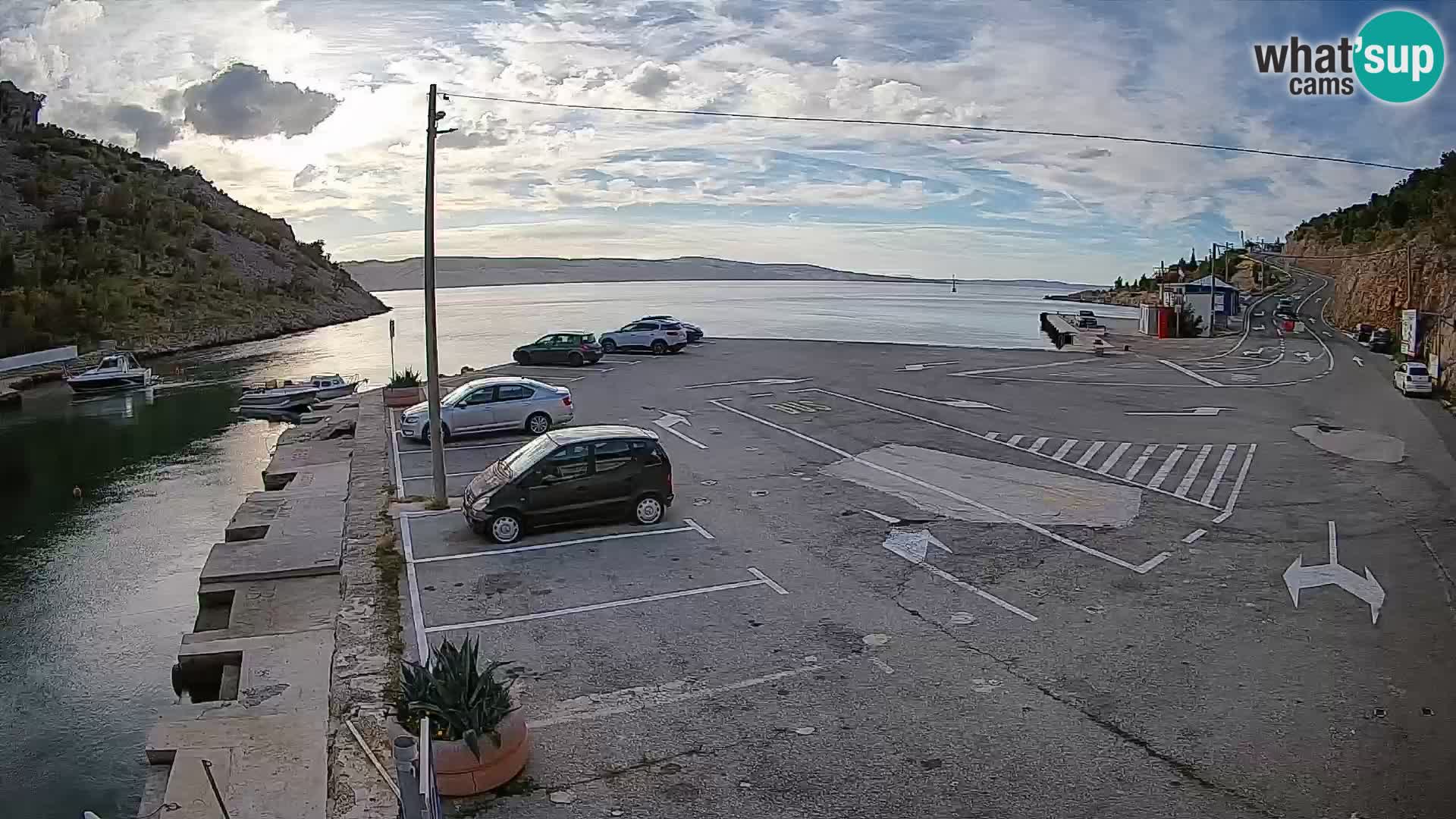 Webcam porto traghetti di Prizna – per l’isola di Pag