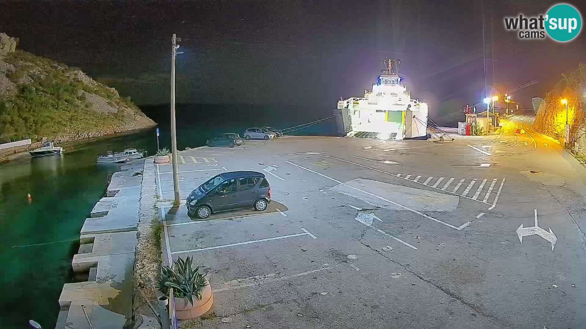 Webcam porto traghetti di Prizna – per l’isola di Pag