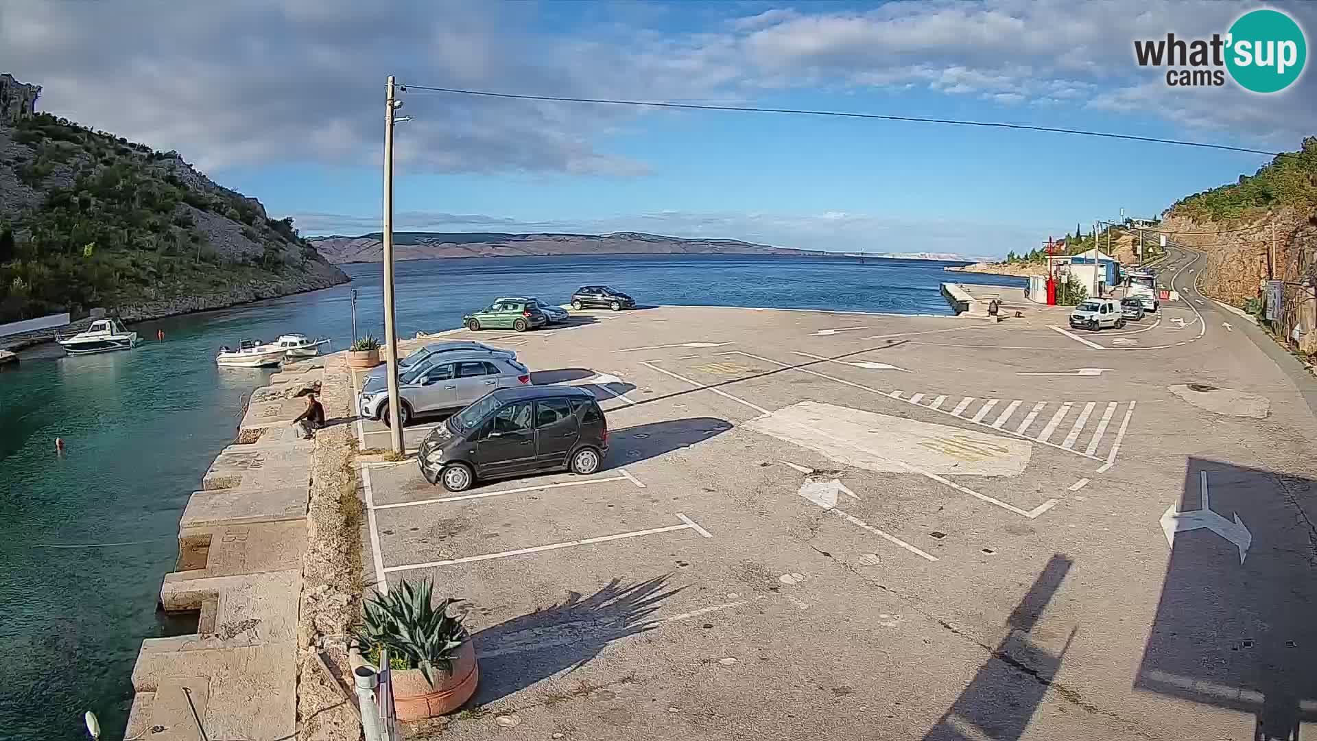 Webcam porto traghetti di Prizna – per l’isola di Pag