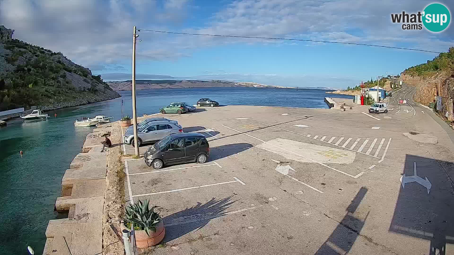 Webcam porto traghetti di Prizna – per l’isola di Pag