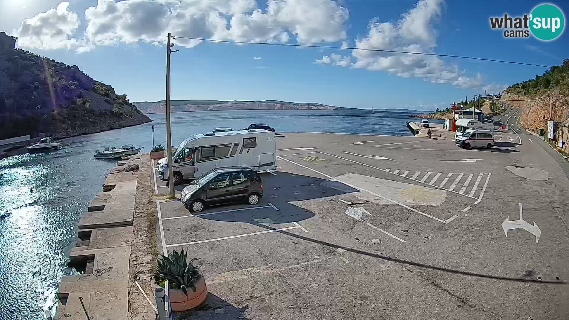 Webcam porto traghetti di Prizna – per l’isola di Pag