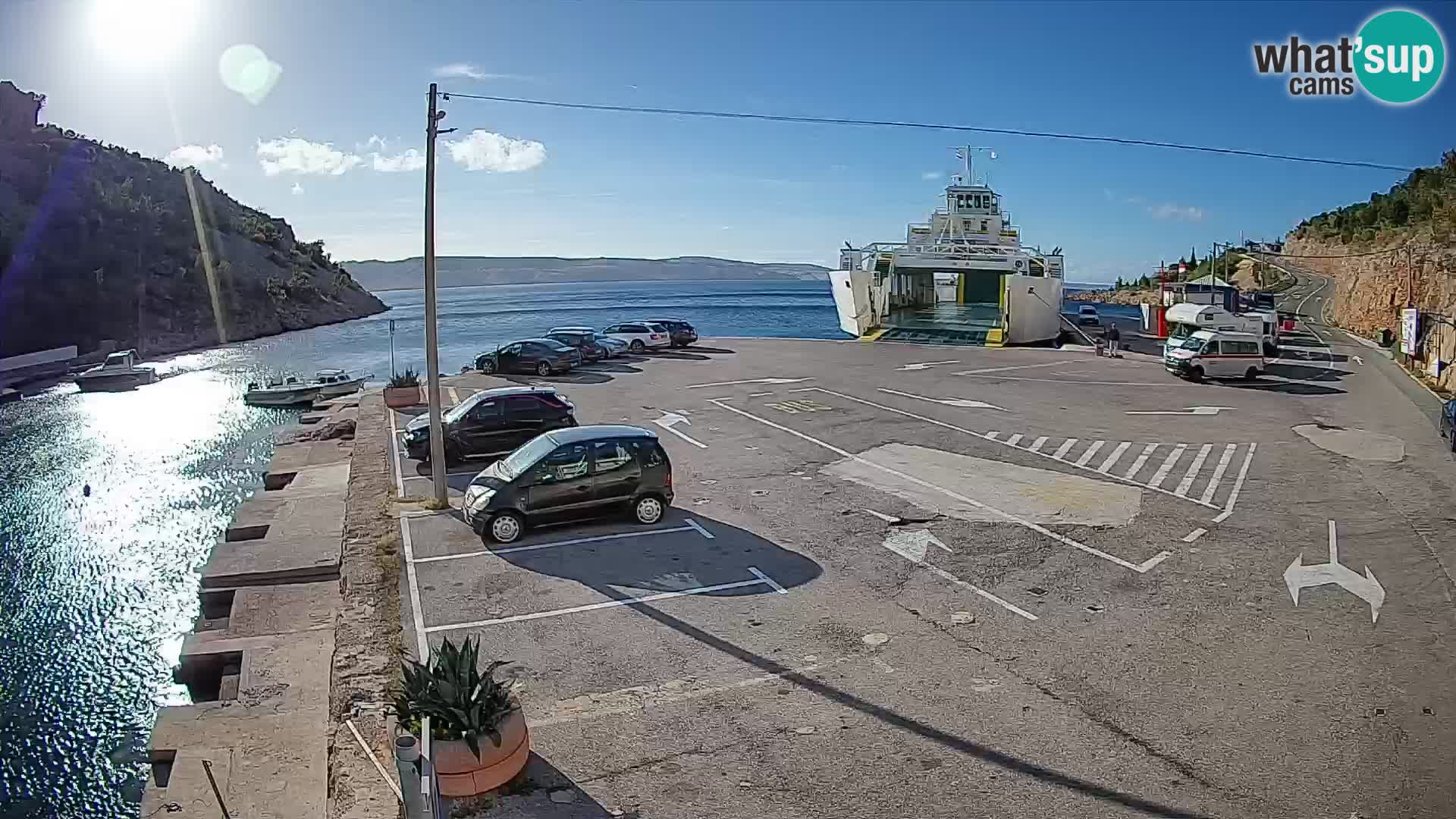 Webcam porto traghetti di Prizna – per l’isola di Pag