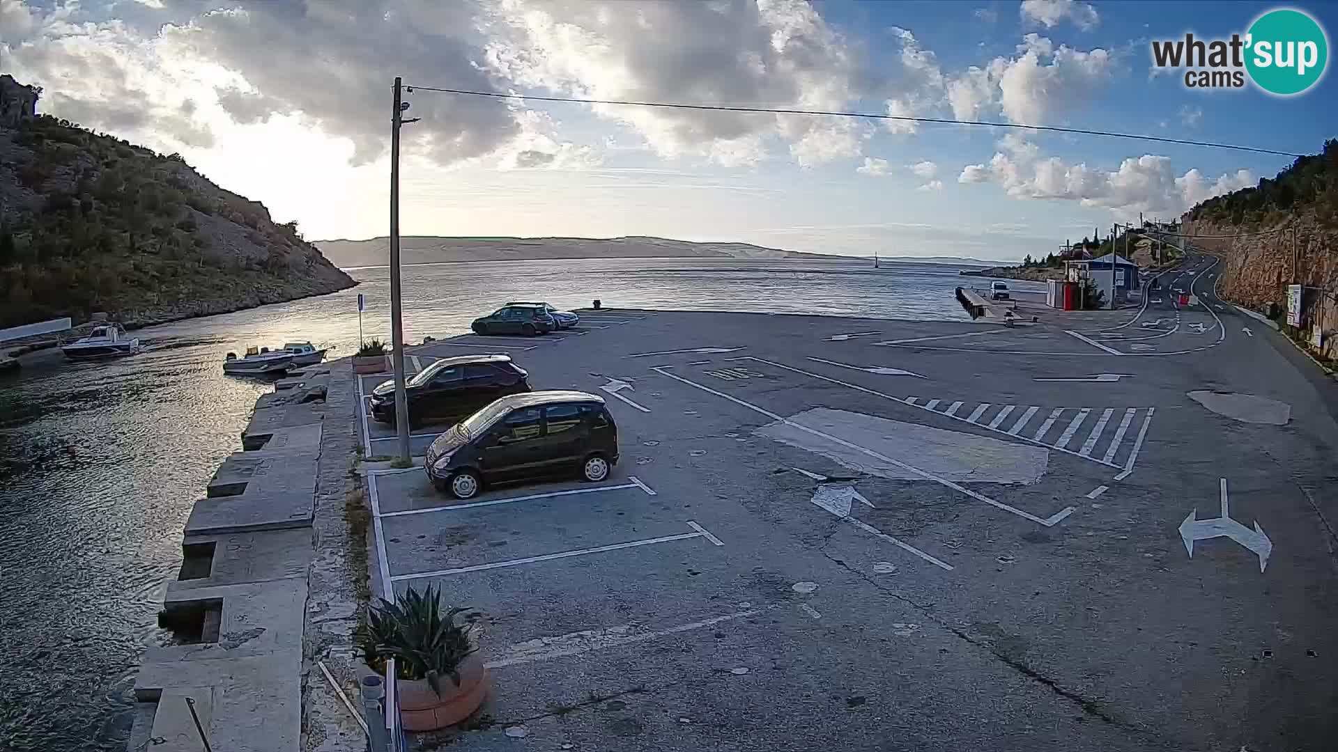 Webcam porto traghetti di Prizna – per l’isola di Pag