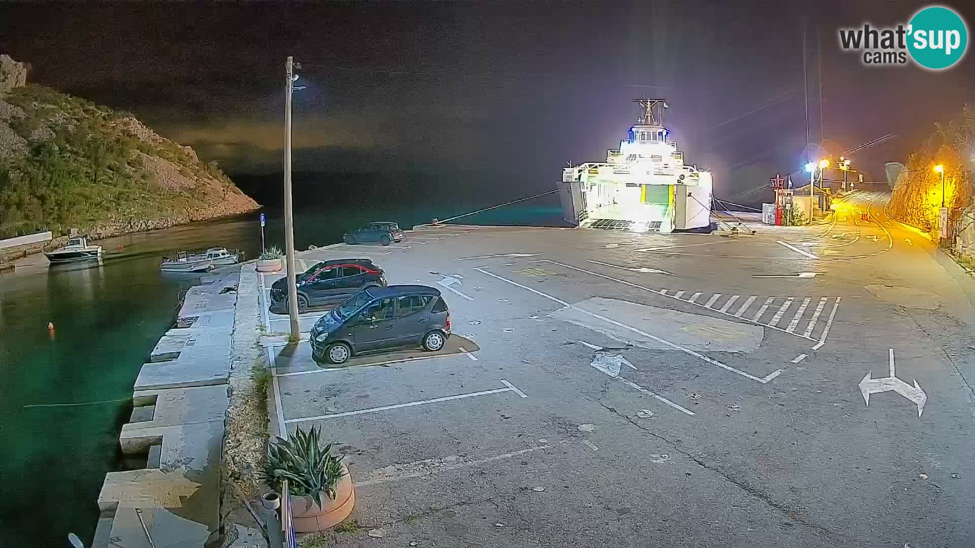Webcam porto traghetti di Prizna – per l’isola di Pag