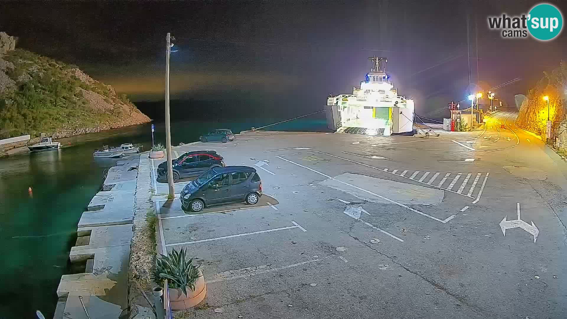 Webcam porto traghetti di Prizna – per l’isola di Pag